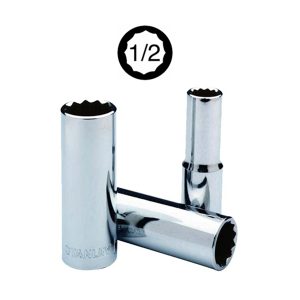 LLAVE DADO LARGO STANLEY 12PTAS 1/2 DR 28MM 86436