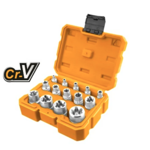 SET DE DADOS TORX HEMBRA 14 PZAS HKTETS0114