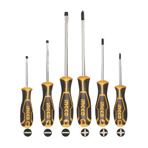 ATORNILLADOR INGCO  MAGNETICO JGO.  6 PZAS  HKSD0628