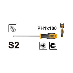 ATORNILLADOR INGCO PHILLIPS  1 - 5 MM X 100 MM  HS68PH1100