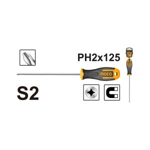 ATORNILLADOR INGCO PHILLIPS  2 - 6 MM X 125 MM  HS68PH2125