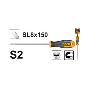 ATORNILLADOR INGCO CARPINTERO 8,0 x150 MM  HS688150