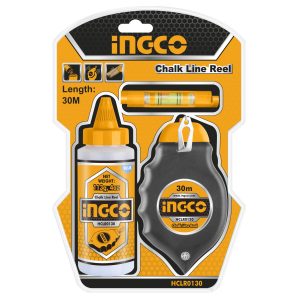 TIZA LINEAS INGCO PLASTICO CON TIZA Y NIVEL  HCLR0130