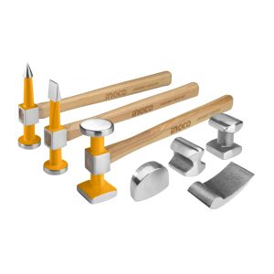 JUEGO MARTILLOS DESABOLLADOR MANGO MADERA 7 PIEZAS HBAFH0711