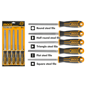 JUEGO DE LIMAS 5 PIEZAS 200MM BHKTFS0508