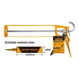 PISTOLA INGCO  PARA APLICAR SILICONA  9  HCG1409
