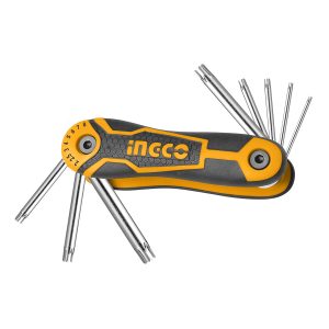 LLAVE TIPO ALLEN INGCO TORX T9-T40 JGO. 8 PZS.  HHK14083
