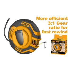 HUINCHA INGCO  DE ACERO 30 MTS X 12,5 MM MM-PUL  HSMT8430