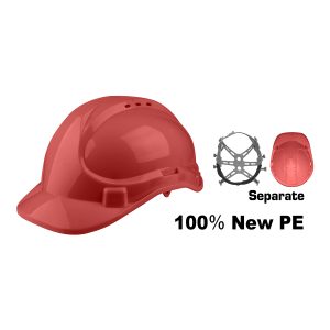CASCO DE SEGURIDAD ROJO HSH210