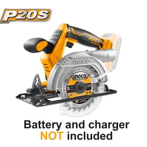 SIERRA CIRCULAR INGCO INALAMB. 20V S/BATERIA S/CARGADOR CSLI1401