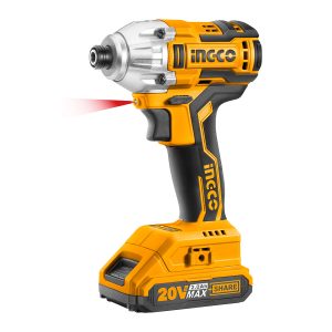ATORNILLADOR IMPACTO INGCO 20V INAL. CIRLI2002 C/2 BAT C/1 CARGADOR C