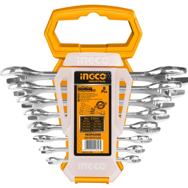 LLAVE PUNTA Y PUNTA INGCO JGO. 8 PIEZAS HKSPA2088