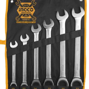 JUEGO LLAVES CON CHICHARRA 6 PIEZAS 19-32 MM