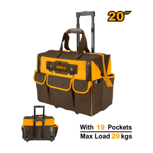 BOLSO PARA HERRAMIENTAS 20" C/RUEDAS Y MANGO HRRTB2015