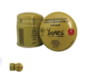 CARTUCHO DE GAS CON VALVULA DE SEGURIDAD YANES 585671