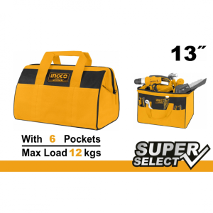 BOLSO DE HERRAMIENTAS 6 BOLSILLOS 13" HTBG281328