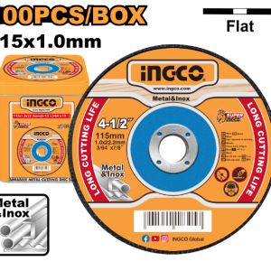 DISCO DE CORTE METAL E INOX 4 1/2" 1MM MCD10115100
