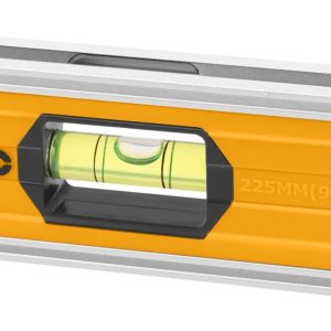 NIVEL INGCO ALUMINIO MAGNETICO 22,5 CM. TRES AGUAS HMSL01030