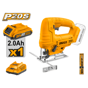 SIERRA CALADORA INGCO INALAMBRICA 20V C/BAT. Y CARGADOR # CJSLI65081