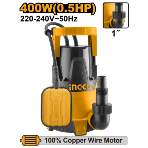 BOMBA SUMERGIBLE 400W FLUJO 117L P/MIN SPC4008