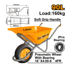 CARRETILLA METALICA 150KG 90LTS HHWB64018G