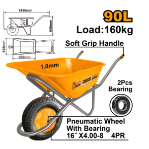 CARRETILLA METALICA 150KG 90LTS HHWB64018G