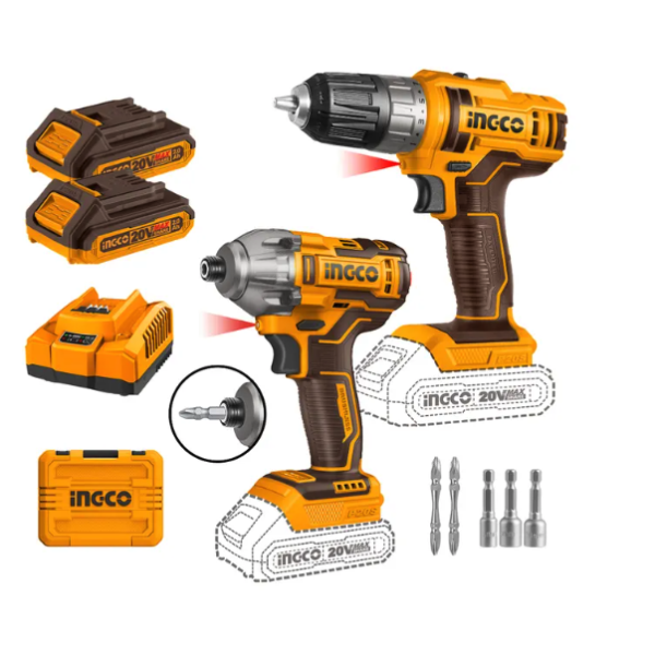 SET ATORNILLADOR IMPACTO Y TALADRO 2BAT Y CARG. COSLI230708