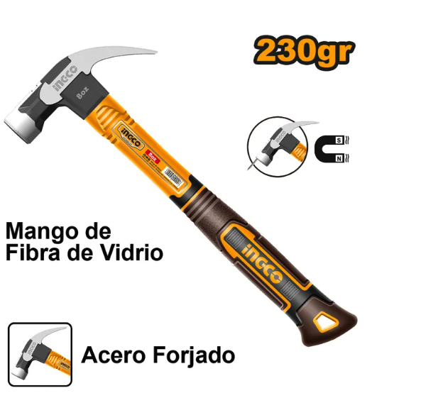 MARTILLO CARPINTERO MAGNETICO 220GR HCH81008