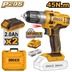 TALADRO ATORNILLADOR 20V 2/BAT 2AH CARG. CDLI200528