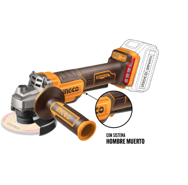 ESMERIL BL INALÁMBRICO 4 1/2" 20V 115MM CAGLI211156