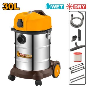 ASPIRADORA INDUSTRIAL 1400W 30LTS SECO Y HUMEDO VC14301