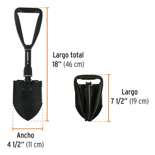 PALA PLEGABLE TRUPER MULTIFUNCIONAL 18" PLE-18