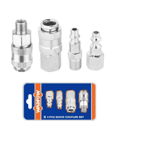 SET ACOPLES NEUMÁTICOS M/H 4PZS 1/4" WADFOW WQP4671