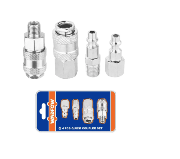 SET ACOPLES NEUMÁTICOS M/H 4PZS 1/4" WADFOW WQP4671
