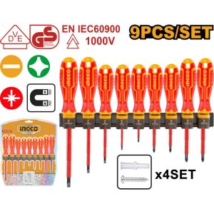 ATORNILLADOR JGO 9PZS AISLADO 1000V HKISD0908