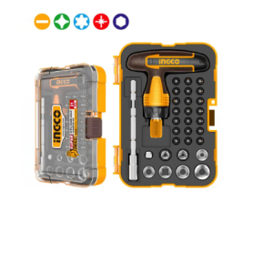 SET DESTORNILLADOR EN T PUNTAS Y DADOS 31PZS HKSDB0318