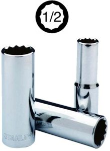 LLAVE DADO LARG0 STANLEY 12PTA 1/2DR 13MM 86-421