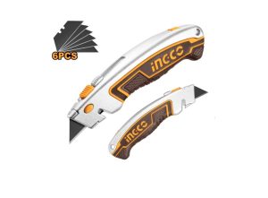 CUCHILLO INDUST. RETRACTIL 61X19MM HUK6128