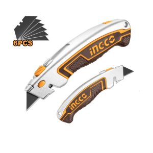 CUCHILLO INDUST. RETRACTIL 61X19MM HUK6128