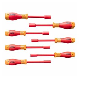 SET DESTORNILLADOR HEX AISLADO 6-12MM 7 PZAS HKISD0701