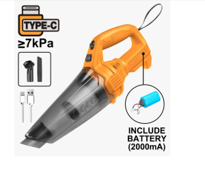 ASPIRADORA INALÁMBRICA 12V 0,5LT USB CVLI2026