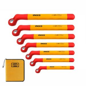 SET LLAVES CORONA ACODADA AISLADA 1000V VDE 8-19MM HKISPA0702