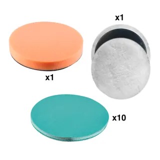 SET PAD DE PULIDO Y DISCO DE LIJA APG18012