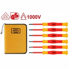 ATORNILLADOR AISLADO PRECISION 1000V 6PZS HKIPSD0601