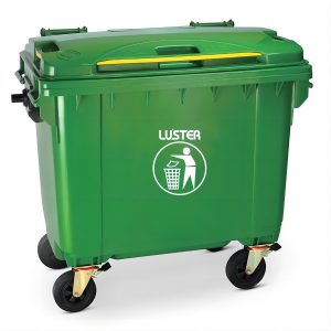 BASURERO 1100LTS C/PEDAL FRONTAL RUEDAS LUSTER BASURERO1100