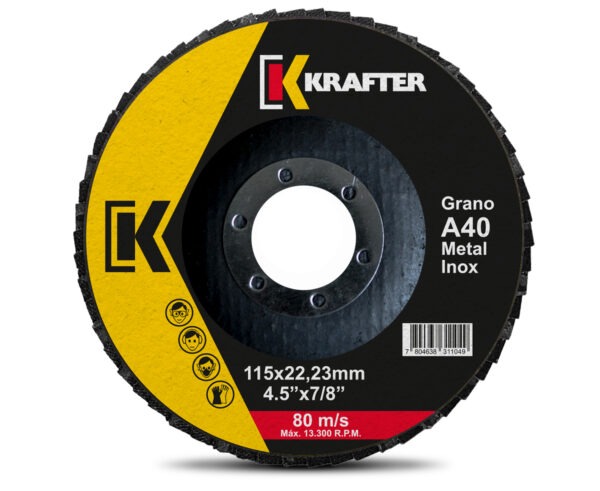 DISCO LÁMINA KRAFTER 4,5" GRANOA40