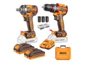 SET TALADRO PERC + PISTOLA DE IMPACTO 405NM 2BAT CARG CKLI20286