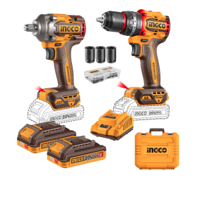 SET TALADRO PERC + PISTOLA DE IMPACTO 405NM 2BAT CARG CKLI20286