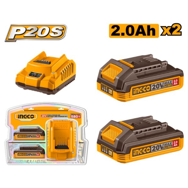 CARGADOR MAS 2 BATERÍAS 2AMH 20V FBCPK2212