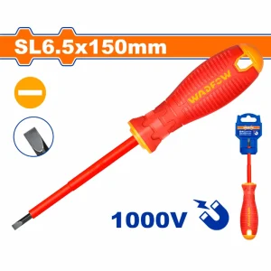 DESTORNILLADOR INDUST. AISLADO VDE PLANO SL6 5X150MM HISD816150
